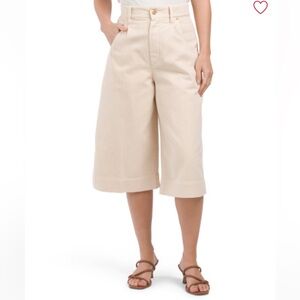 BRUNELLO CUCINELLI A LINE BERMUDA SHORTS JEANS TROUSERS EU 40 US 4 NWT